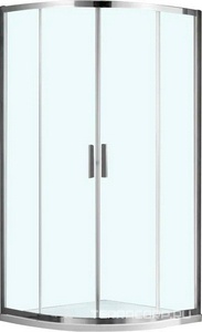 Душевой уголок 1000х1000xh1900мм, 1/4 круга, стекло прозрачное 6мм, фурн.цв.хром), Garda ZZ Vincea Душевые ограждение VSQ-1G100CL
