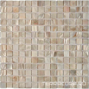 Мозаика Мастера Керамики Glass 702 из натурального перламутра (чип 20x20) 30,5х30,5 n/a 