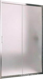 Дверь раздвижная двухсекционная 180* h200 см, профиль хром глянец, стекло сатин ZZ Vegas Glass ZP NOVO ZP TUR NOVO 180 08 10