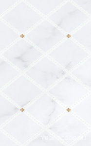 Керамическая плитка Gracia ceramica Милана  св декор 02 25x40 Белый 