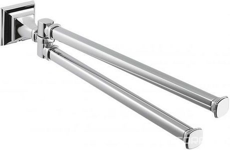 Полотенцедержатель двойной, поворотный 41,5 см,(цв.хром)  Colombo Portofino B3212.000
