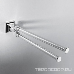 Полотенцедержатель двойной, поворотный 41,5 см,(цв.хром)  Colombo Portofino B3212.000