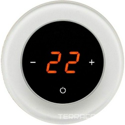 Терморегулятор сенс.AURA RONDA 9003 White Classic  (черно-белый кругл.) ZZ