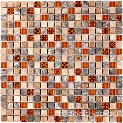 720 из мрамора и стекла (чип 15x15) 30х30