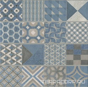 Керамическая плитка Kerama Marazzi Онда Бордюр  2 обрезной 7,2x30 Комбинированный 