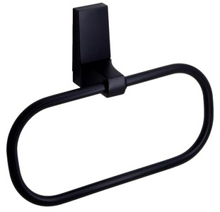 Держатель полотенец , цв.черный ZZ Wasserkraft Abens K-3260