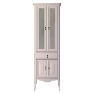 Пенал ЛОРЕНЦО напольный двустворчатый, белый матовый (RAL 9003), ZZ Opadiris Лоренцо 00-00001799