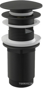 Донный клапан для раковины AlcaPlast A392 BLACK. ZZ AlcaPlast Универсал A392BLACK