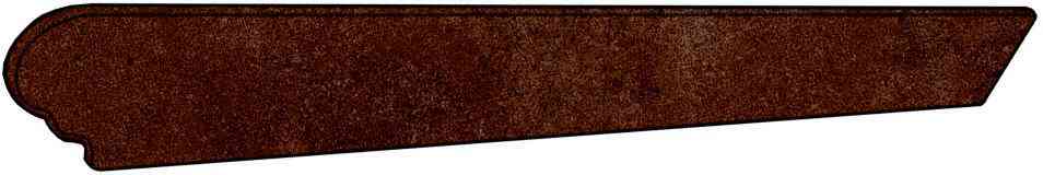 Tapa Peldano Redonda Urban Caoba dcha (Right) ZZ 3.6x33