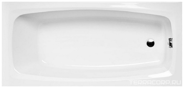 Ванна 170х70см, без ножек/рамы, панелей, слива-перелива, (акрил цв.белый),  ZZ Alba Spa Valencia ВПР0070000100