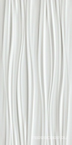 Керамическая плитка Atlas Concorde Italy 3D Wall Design 3D Ribbon White Matt 40x80 ZZ Белый 