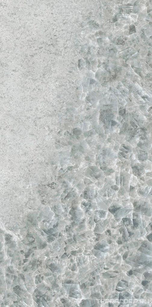 Керамогранит Ariostea Marmi Classici Crystal Grey Luc Shiny 60x120 Серый, фото 3