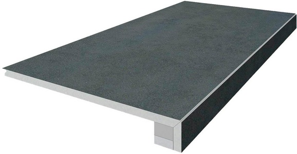 Ступени Estima Loft Ступень Стандарт Грес  04 непол. с бортиком ZZ33x60 Серый 