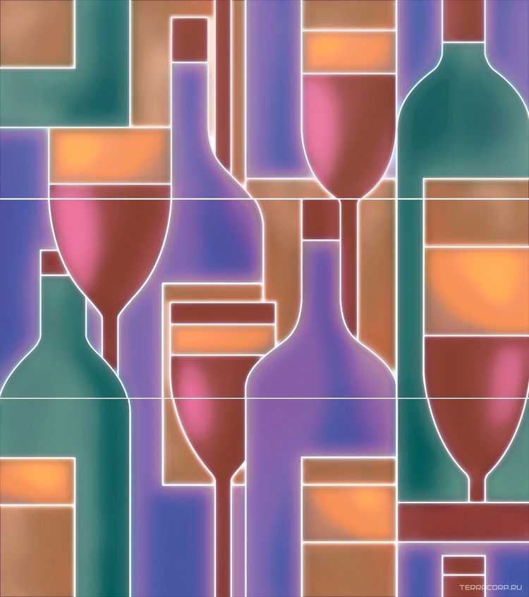 Панно Карминьяно матовый 40x45