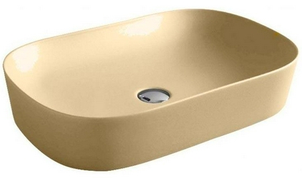 Раковина ArtCeram Ghost 65 giallo zinco| 64x12x41