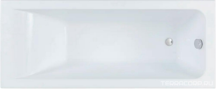 Акриловая ванна BRIGHT 175х70 см каркас в комп., без панели и сифона ZZ Aquanet Bright 273795