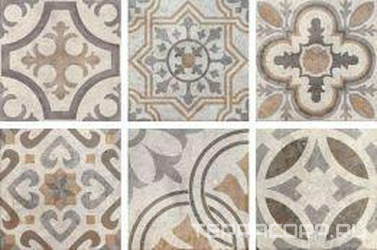 Decor Llanes Jet Mix (6pz)  XX|33.3x33.3