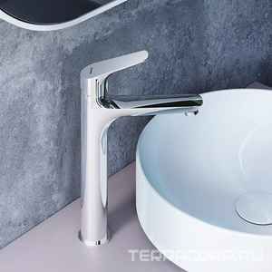 Смеситель , для раковины, высокий, без д/к, цвет хром Damixa Jupiter 770250001