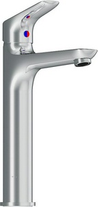 Смеситель , для раковины, высокий, без д/к, цвет хром Damixa Jupiter 770250001