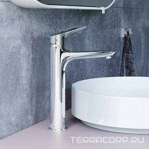 Смеситель , для раковины, высокий, без д/к, цвет хром Damixa Jupiter 770250001