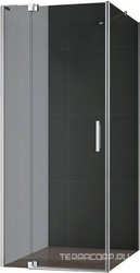 SLIDER-80/90-GL-FIX/DOR-GRIGIO Дверное полотно с фиксированной панелью | ZZ