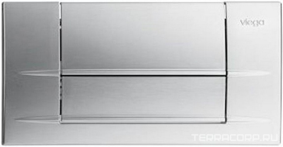 Клавиша 2-х объёмного смыва, для сист. инстал. , (пластик цв.хром матовый) мод.8313.1  for Life 3 ZZ Viega Visign 463045