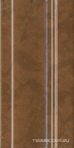 Керамическая плитка Kerama Marazzi Стемма Плинтус  коричневый 20x10 Коричневый 