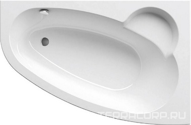 Акриловая ванна Ravak Asymmetric 150 R| 150x100x46