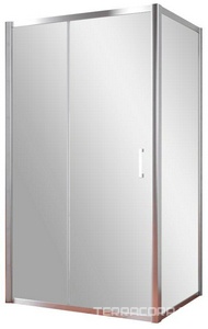 Душевое ограждение , 120*90*1900 мм, профиль хром глянец, стекло прозрачное BriteGuard, БЕЗ поддона ZZ Vegas Glass ZP+ZPV ZP+ZPV 120*90 08 01/BriteGuard