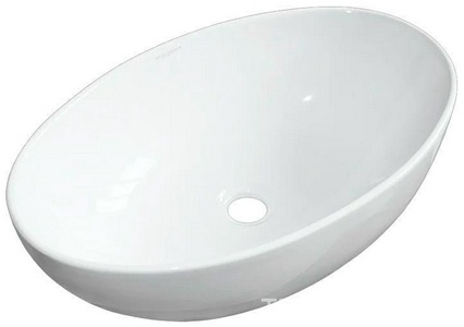 Раковина-чаша RINGO 53x34 см, БЕЗ отверстия под смеситель, белая Sanita Luxe Ringo WB.CT/Ringo/53-N/WHT.G/S1 / RNGSLWB01