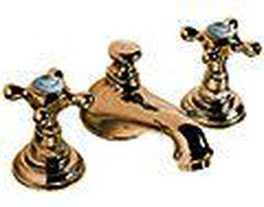 Смеситель для биде, на 3 отв. с д/к, (цв. латунь),  ZZ Devon & Devon Austin UTAU912