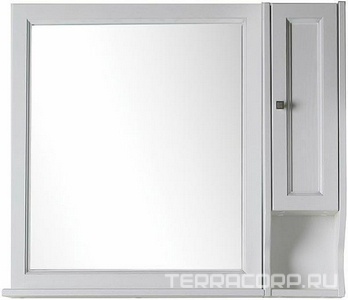 Шкафчик подвесной  24 R, патина серебро ZZ ASB-Woodline Гранда 11485/394956