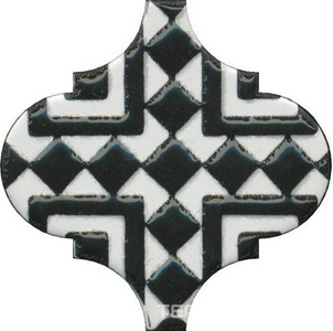 Керамическая плитка Kerama Marazzi  Арабески глянцевый Декор Арабески глянцевый орнамент 6.5x6.5 Комбинированный