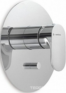 Встроенный однорычажный смеситель  для душа с переключателем на два потока, хром глянец ZZ Kerama Marazzi OLE 69470EKM.21.018