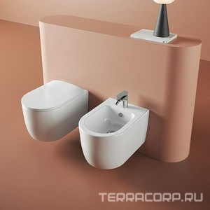 Сиденье для унитаза, с микролифтом, (цв. белый, петли цв. хром),  ArtСeram Monet MNA001 01; 71