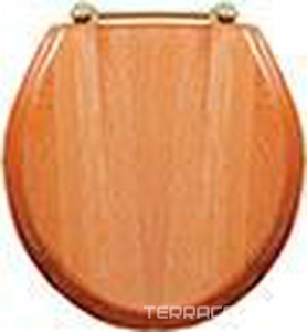 Сиденье для унитаза, массив дуба, светлый, петли (латунь), New Etoile/Etoile ZZ Devon & Devon Универсал IBSEQUEET