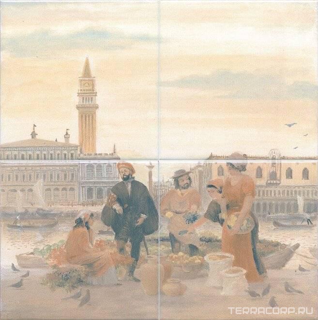 Керамическая плитка Kerama Marazzi Виндзор Панно Виченца 180x480 Комбинированный, фото 3