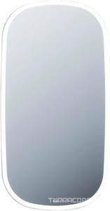 Зеркало Func 55x100см, прямоугольное с окрыглыми краями, с контурной LED-подсветкой, ИК- сенсором, ZZ AMPM FUNC M8FMOX0551WGH