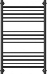 Полотенцесушитель "+" 800x500 мм, прямой, подключ. 3/4, комплектующие в комплекте, цв.темный титан муар ZZ Сунержа Богема 15-0220-8050