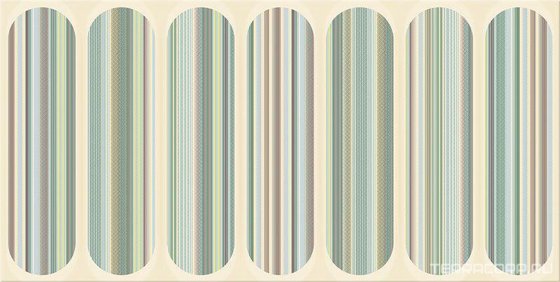 Керамическая плитка Azori Boho Декор Verde GeometryXX31.5x63 Комбинированный, фото 6