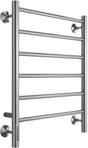 Полотенцесушитель  П6 500х650 Электро (quick touch), скрытая проводка+кабель вилка, блок справа, цв. хром, ZZ Terminus Аврора 4670078531155