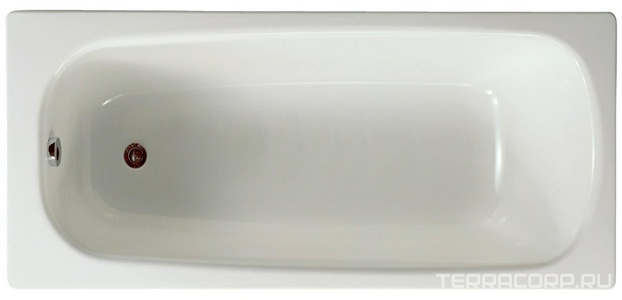 Ванна стальная  160*70 БЕЗ ножек KL Roca Контеса 23596000O/235960000