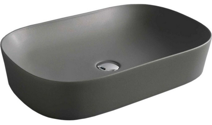 Раковина ArtCeram Ghost 65 grigio oliva| 64x12x41