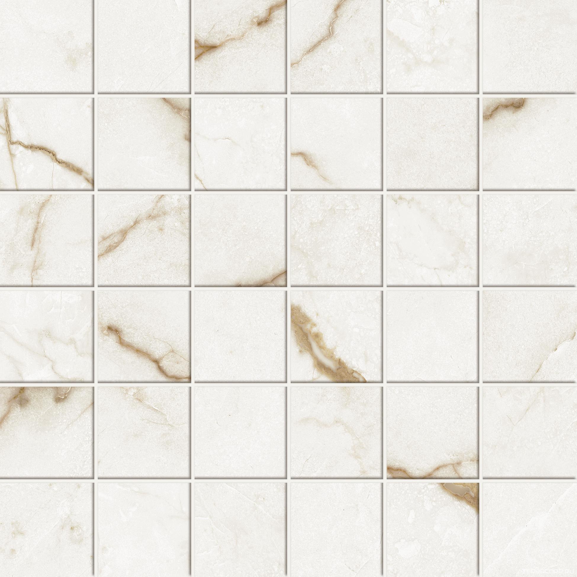 Керамогранит AtlasConcorde Россия FORTE DEI MARMI QUARK F.d.M.Quark Sahara Bl. Mosaic Lap/Ф.Д.М.Кварк Сахара Бл. Мозаика Лап Белый, фото 3
