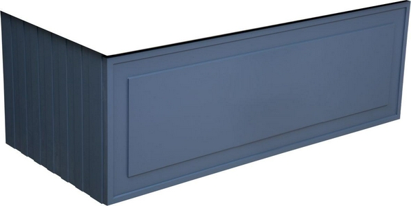 Тумба под раковину, с 1 выкатным ящиком, 976x469хh350мм, без раковины/столешницы, БЕЗ РУЧКИ, (цв.синий матовый),  ZZ La Fenice Cubo FNC-01-CUB-BG-100