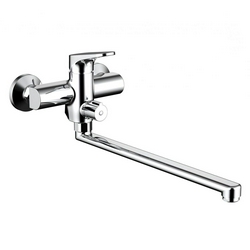 Смеситель Bravat Eler F6191238CP-01L универсальный| 21x17x42