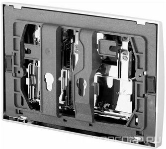 Клавиша двойного смыва "50" для инсталляции  цвет хром глянец, ZZ Geberit Delta 115.119.21.1