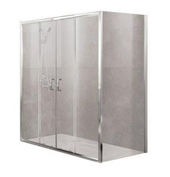 UNIQUE-AH-21-170/200-80-P-Cr Душевой уголок | ZZ