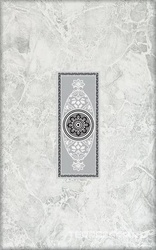 Декор Цезарь 1 серый ZZl25х40