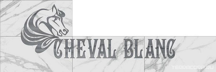 Керамическая плитка Kerama Marazzi Монте Тиберио Панно Лого (из ном.n049046, n059048) ZZ120.2x358 Белый 